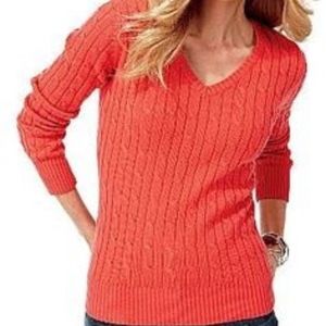 St. John Bay V-neck sweater